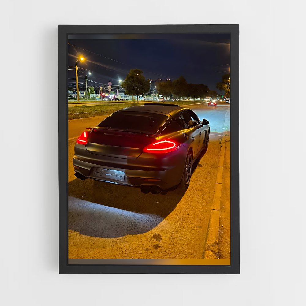Poster Panamera Sur Route – affiche Porsche (vue 2)